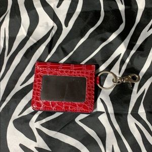 Burgundy alligator skin Wallet